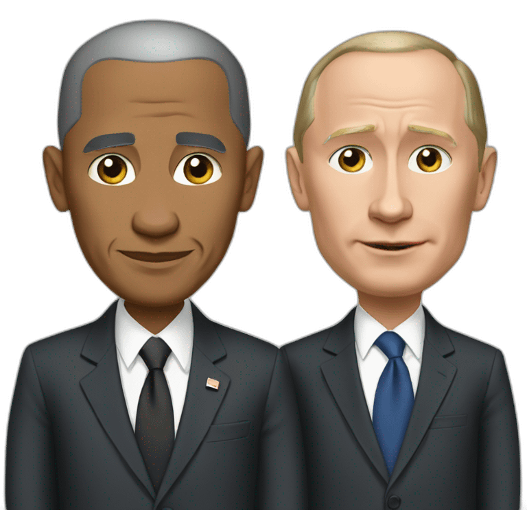 Putin Obama emoji