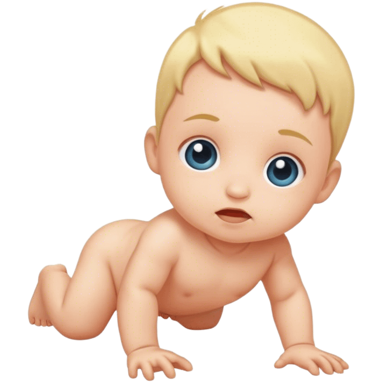 baby crawling  emoji