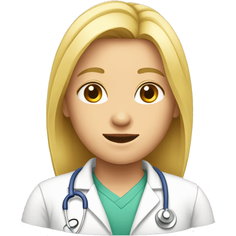 Medica rubia emoji