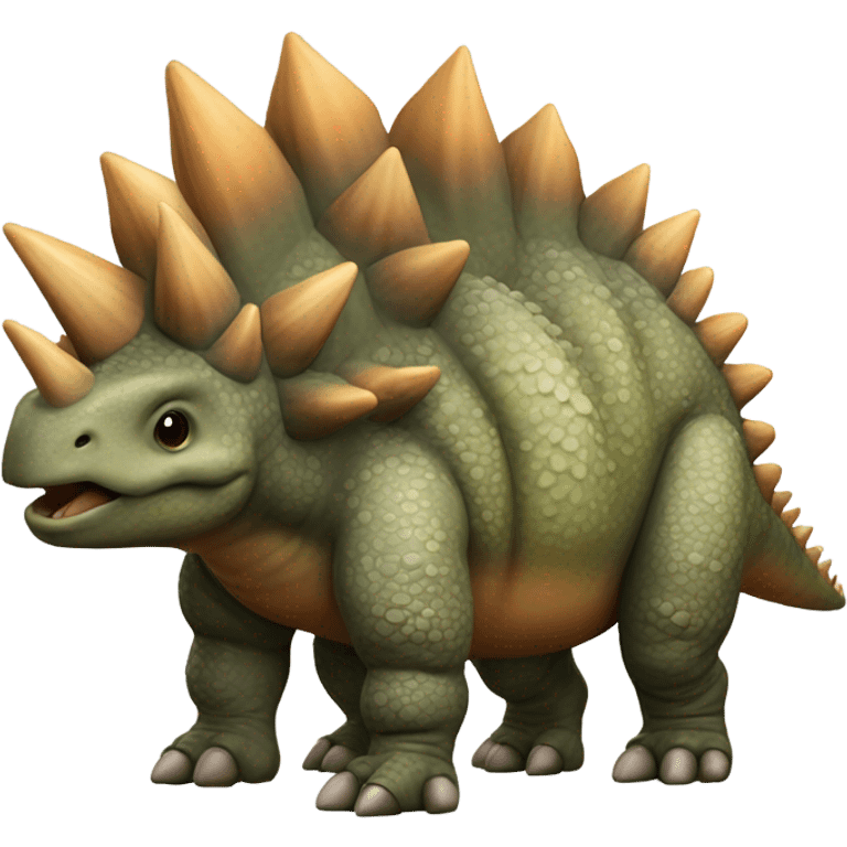 realistic Stegosaurus  emoji