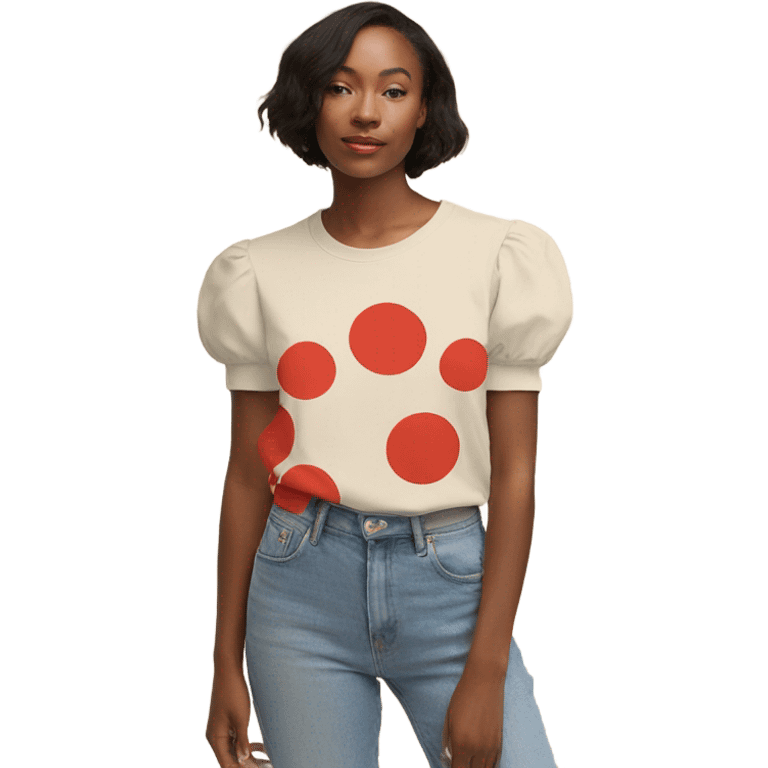 red-beige bubble tee emoji