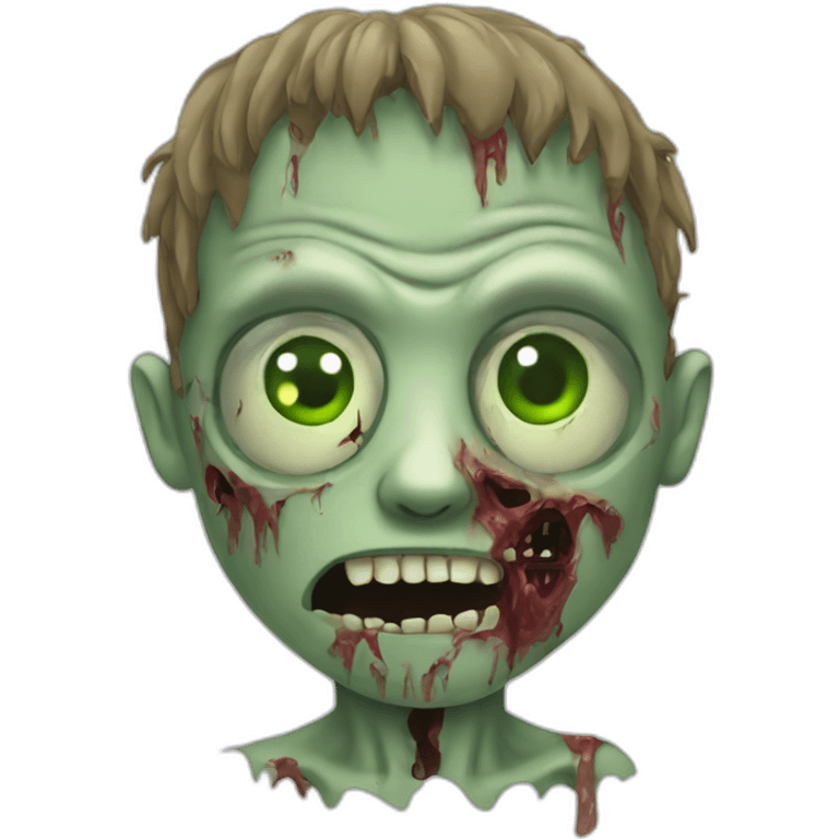 zombie with computer emoji