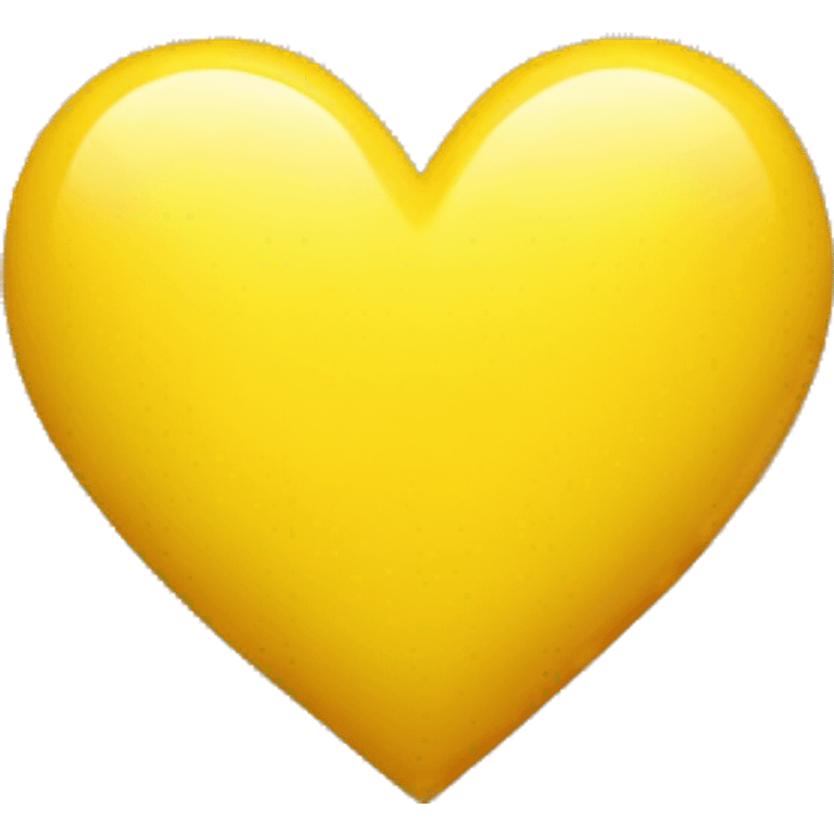 Yellow heart emoji