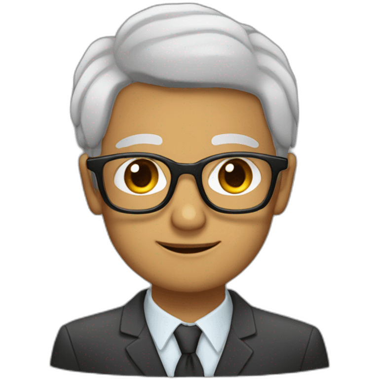 A man with glasses, coffee eyes, dark hair, and a goby emoji