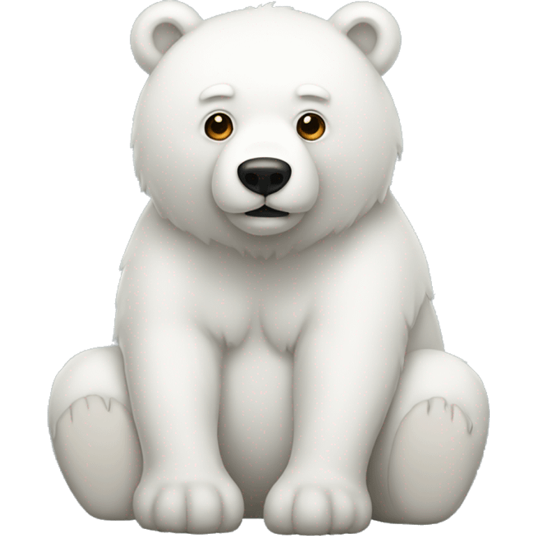 White bear emoji