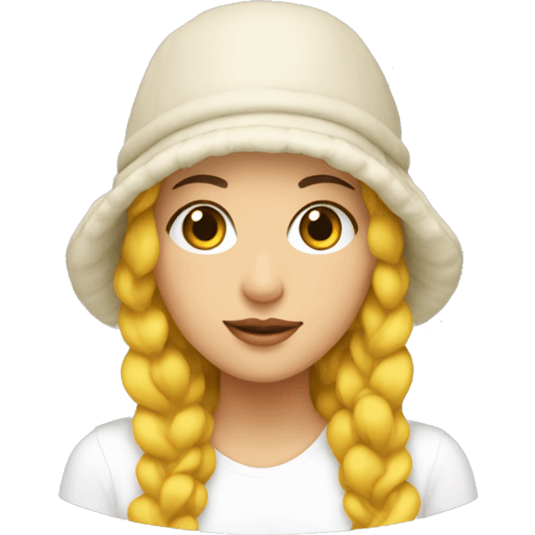 Bonnet on white girl emoji