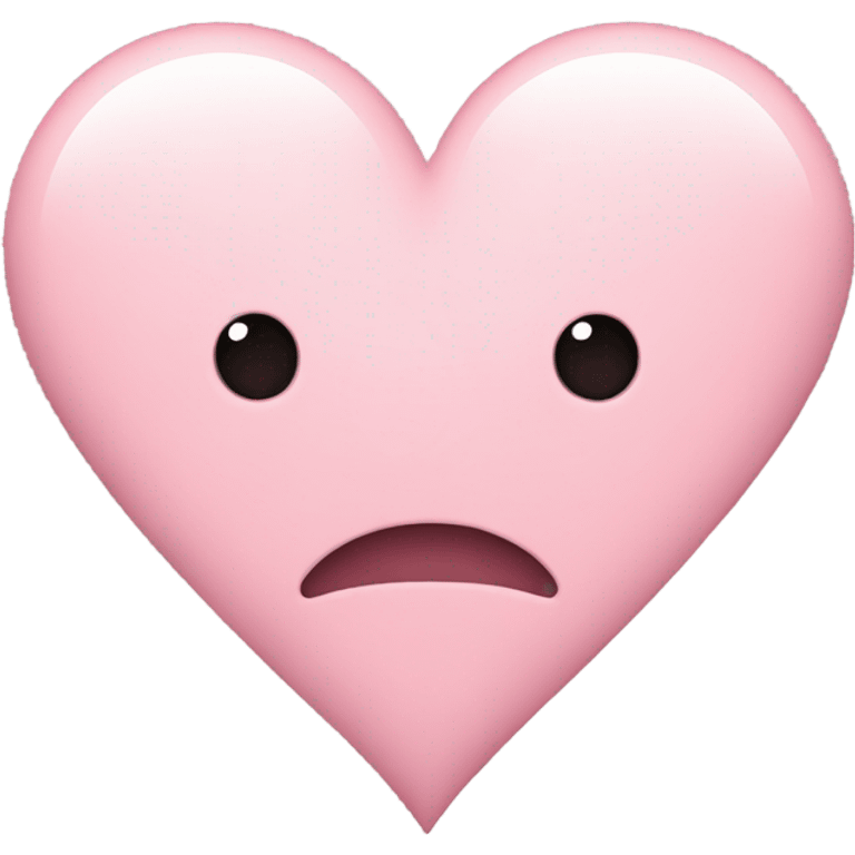 light pink heart  emoji