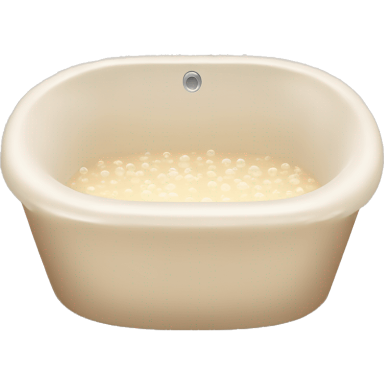 Beige asthetic bubblebath Without a Person emoji