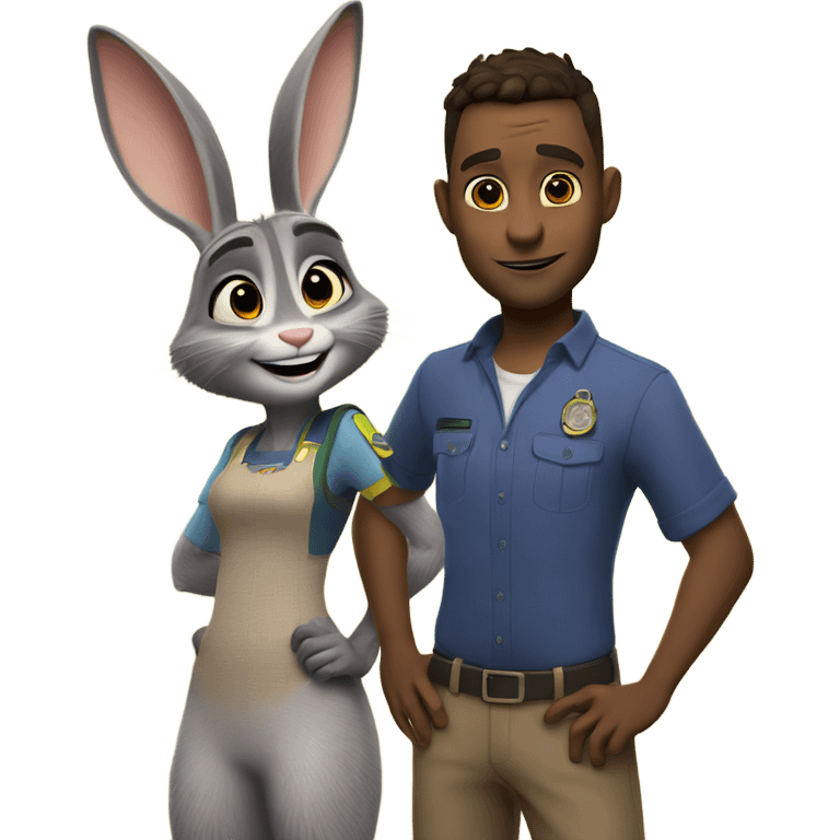 Judy Hopps and Nick emoji