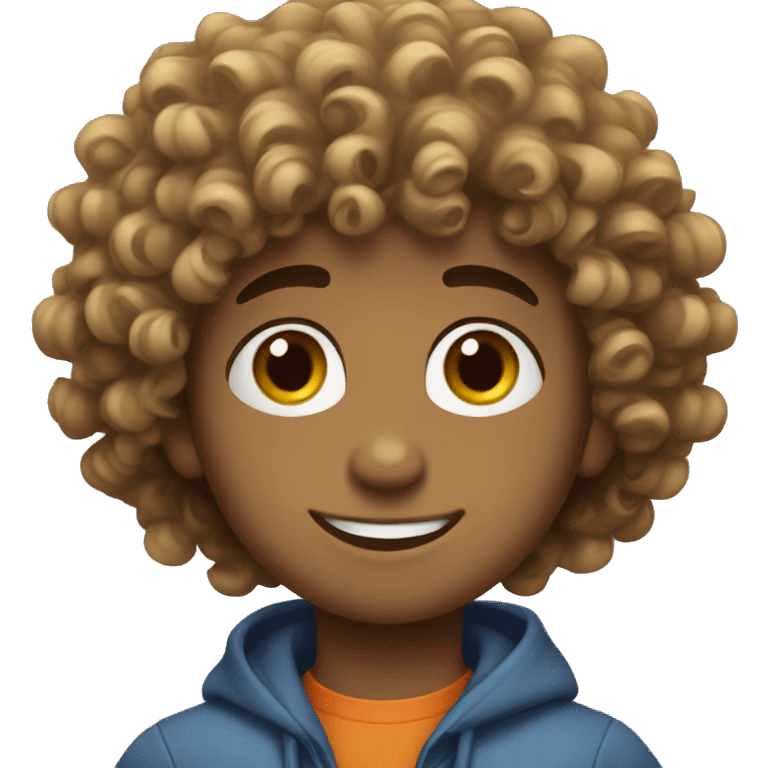 Armenian curly-haired boy emoji