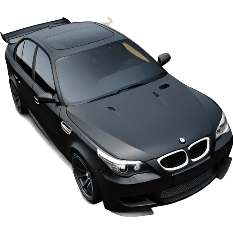 Bmw m5 e60 black Drift emoji