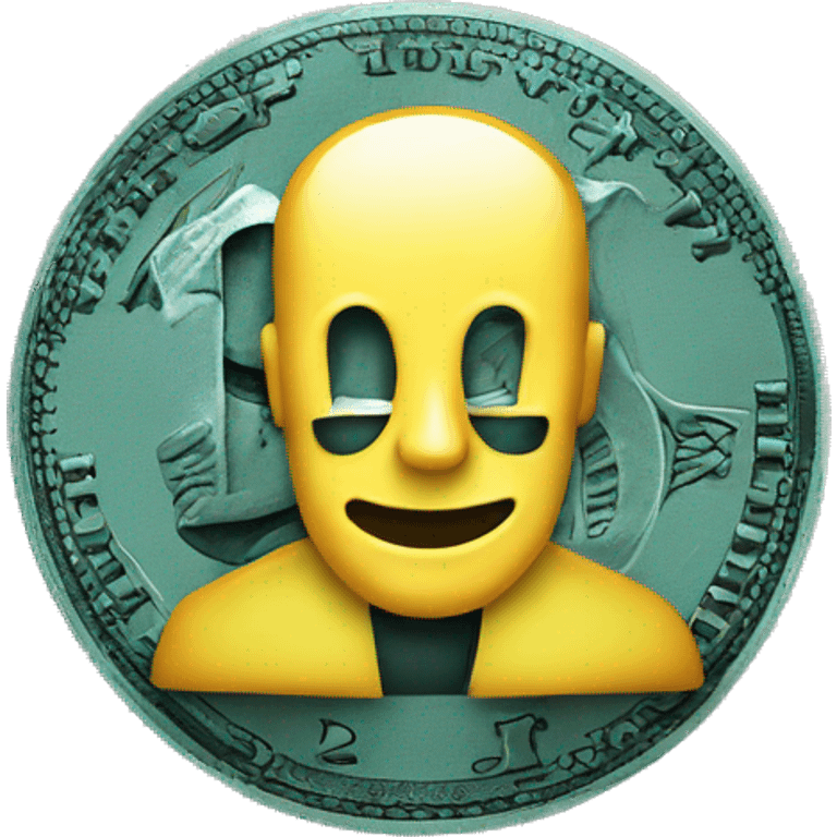 Cyber dollar symbol  emoji