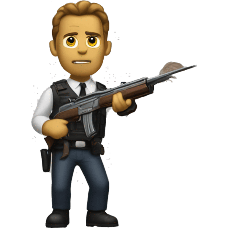 arnold with shotgun emoji