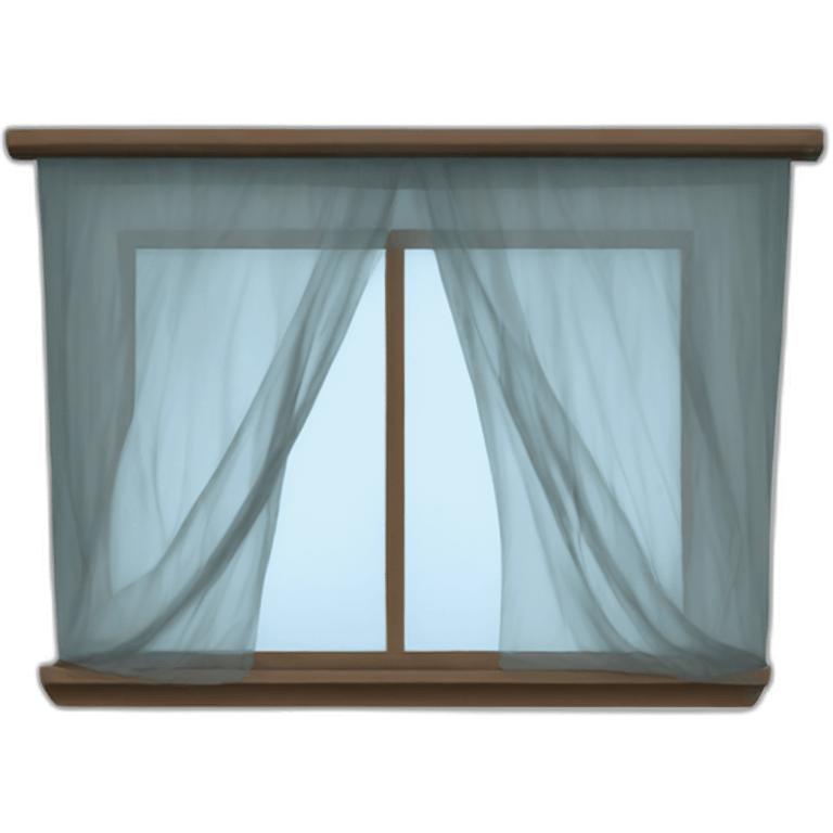 mosquito net at window emoji