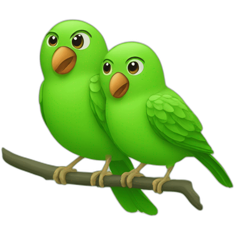 duo the duolingo green bird emoji