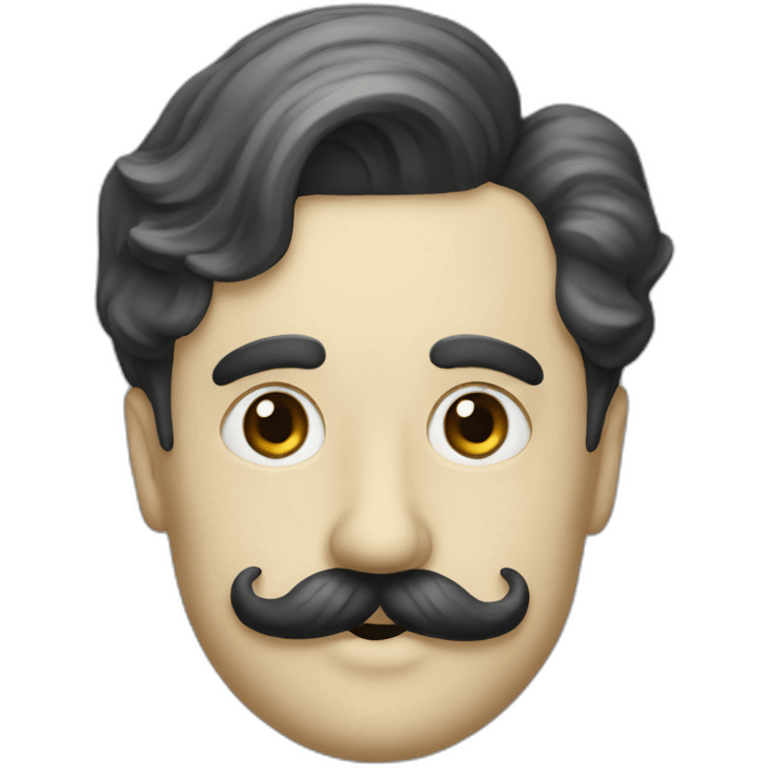 Charlie Chaplin Moustache emoji