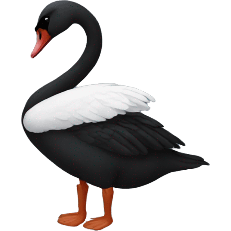 Black swan emoji