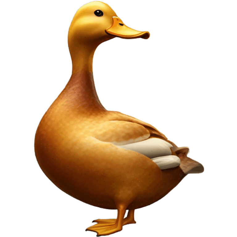 Smoking duck emoji