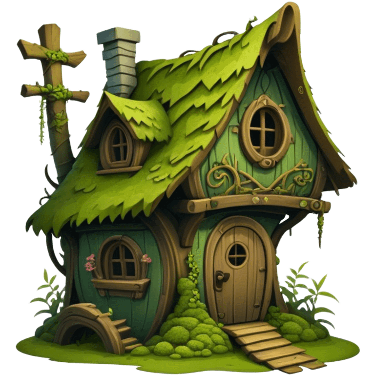 Baba yaga hut  emoji