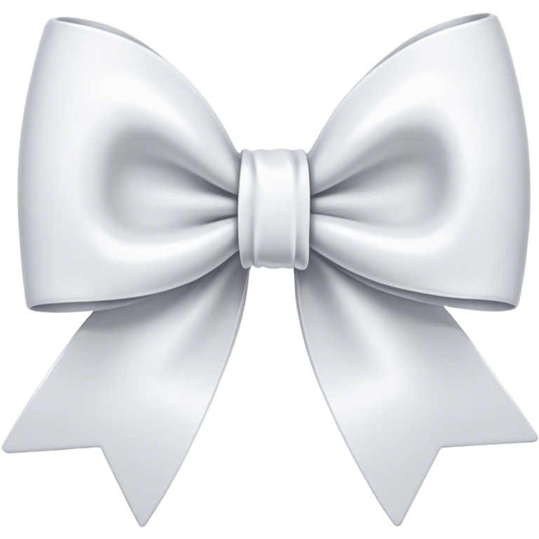 white bow emoji