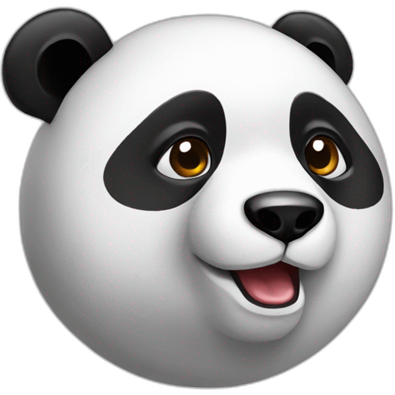 panda with Chrome emoji