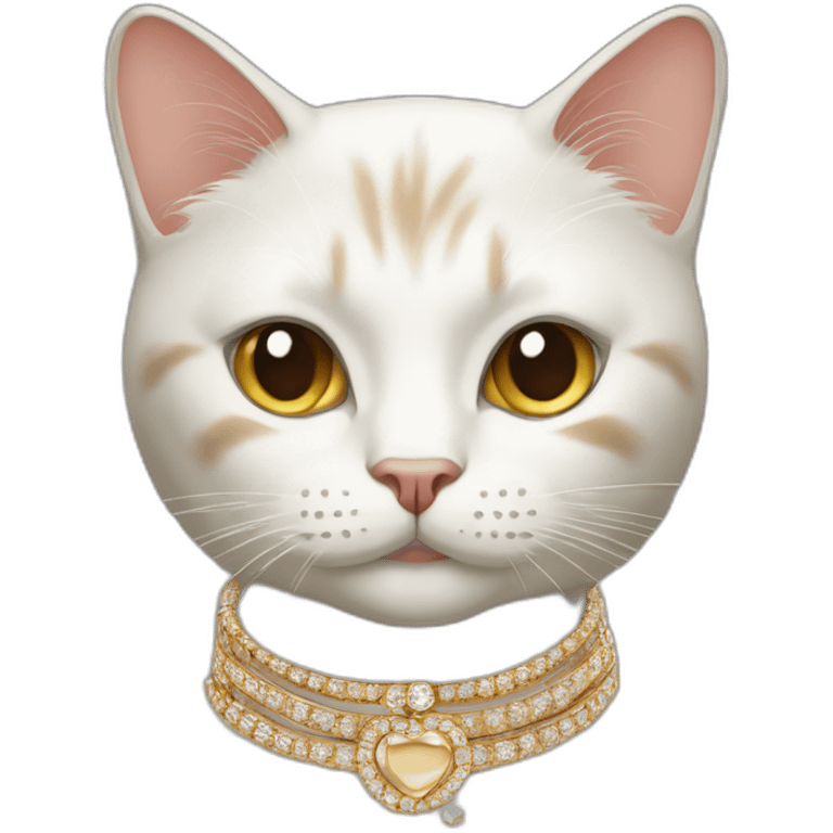 Cartier fashionable cat emoji