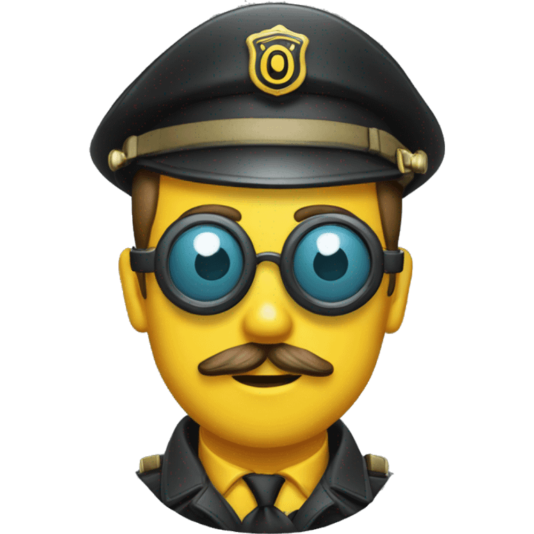 monocle taxi diver emoji