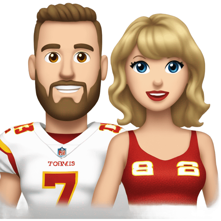 Travis kelce and taylor swift emoji