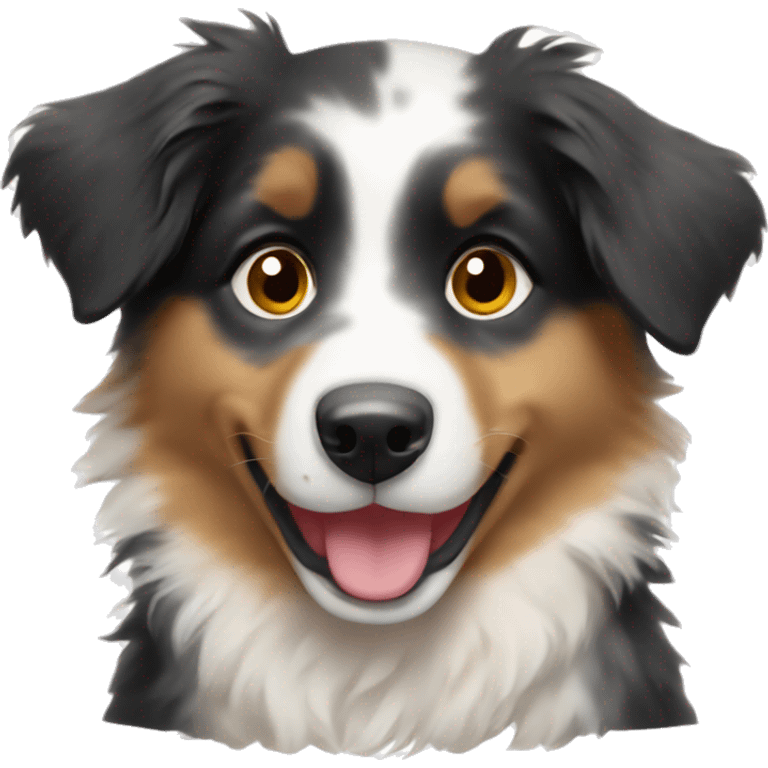 Australian shepherd puppy  emoji