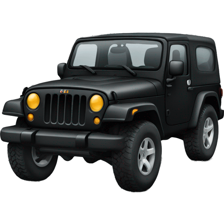 Black jeep emoji