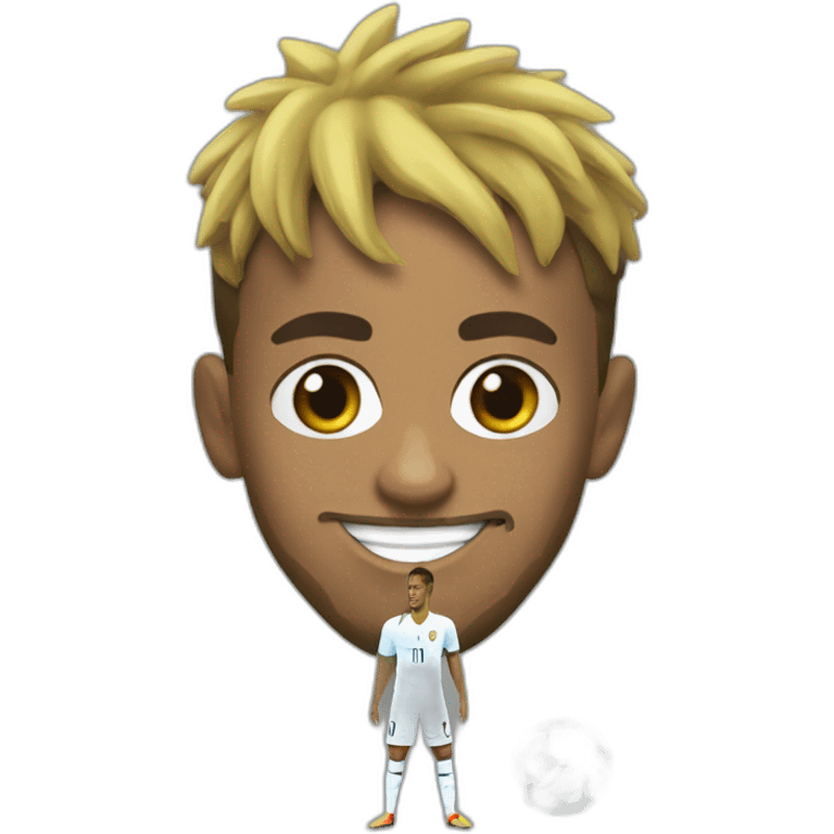 Neymar in a match emoji