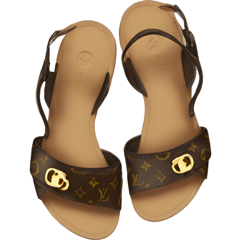 Louis Vuitton sandals  emoji