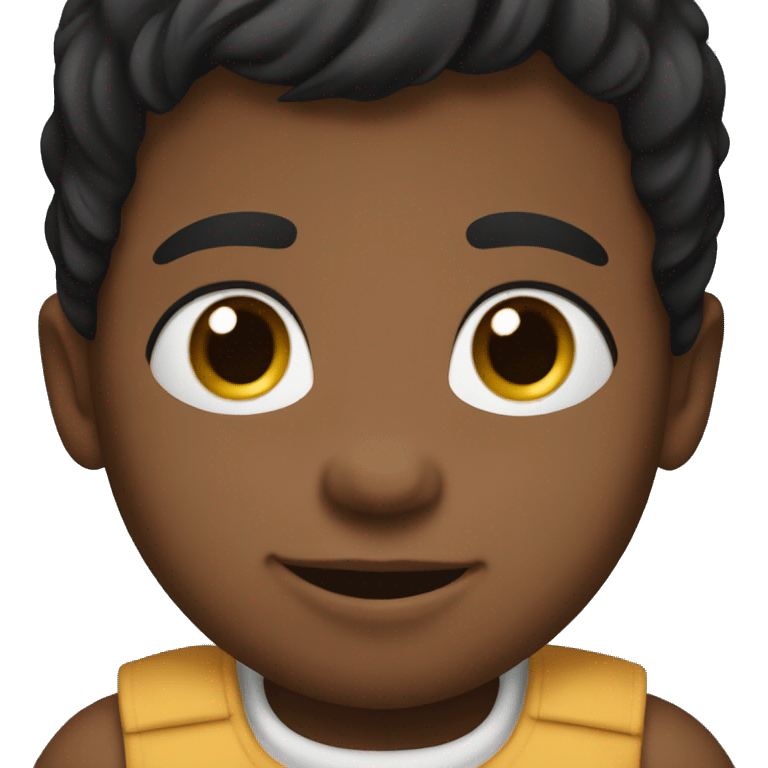 A  black-haired  male  infant. emoji