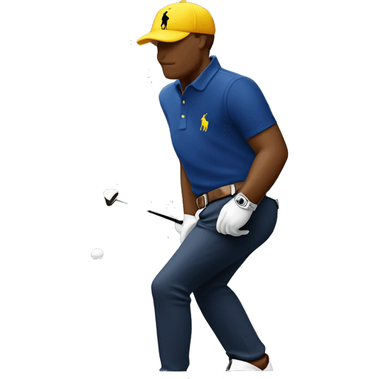 Polo Ralph lauren logo caught golf roket  ride  emoji