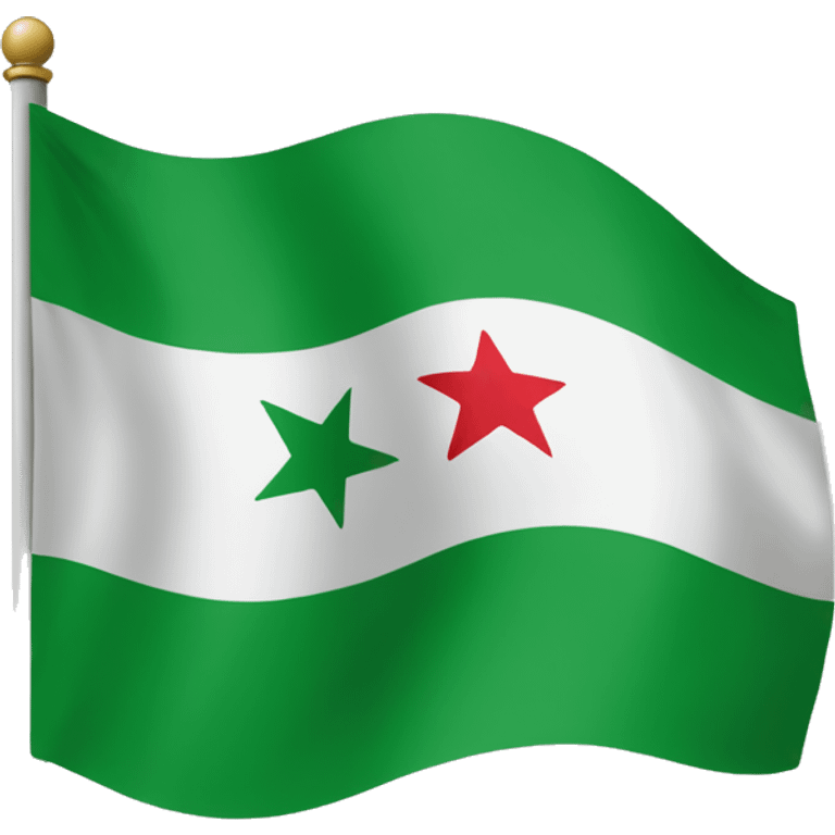 Syrian Green flag emoji