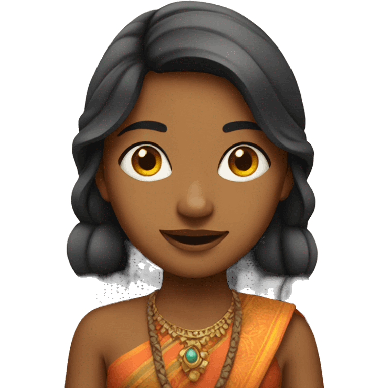 Indian girl emoji