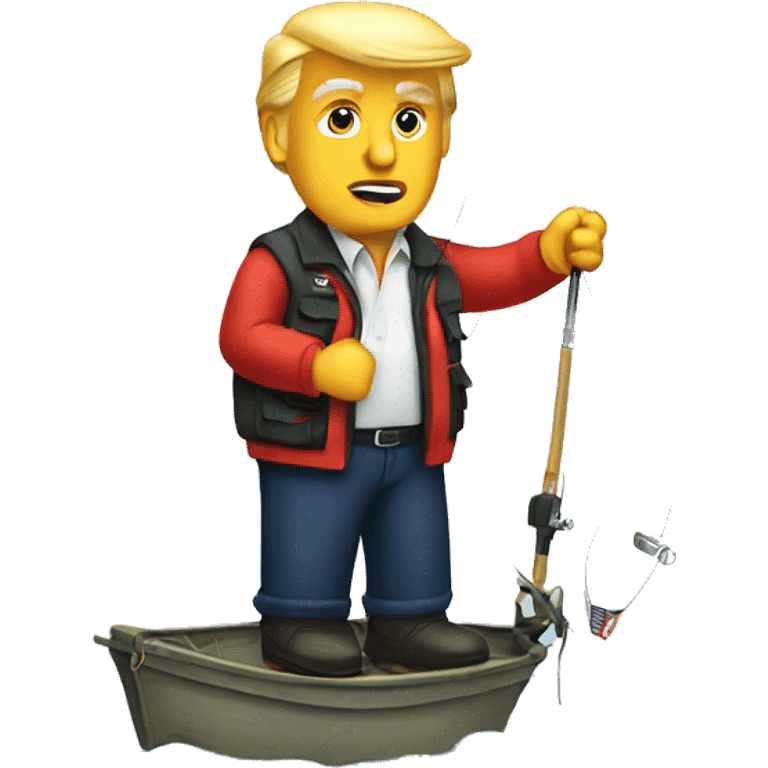 Donald trump fishing emoji