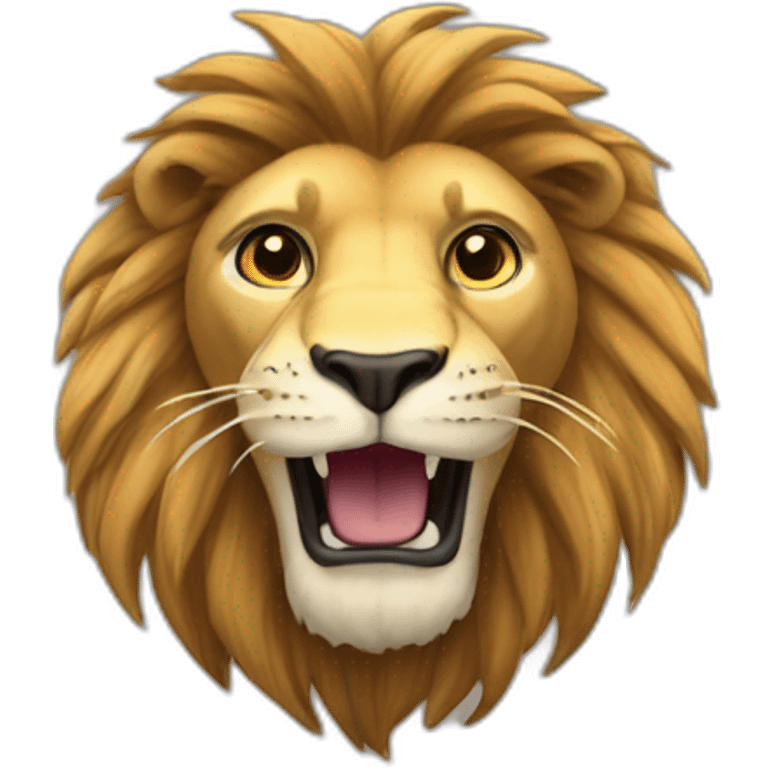 Un lion indomptable  emoji