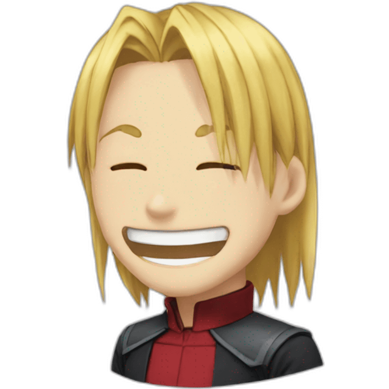 Laughing Edward Elric emoji