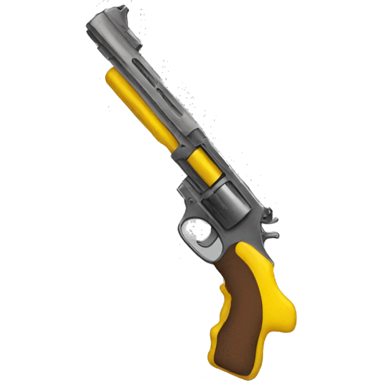 Yellow gun emoji