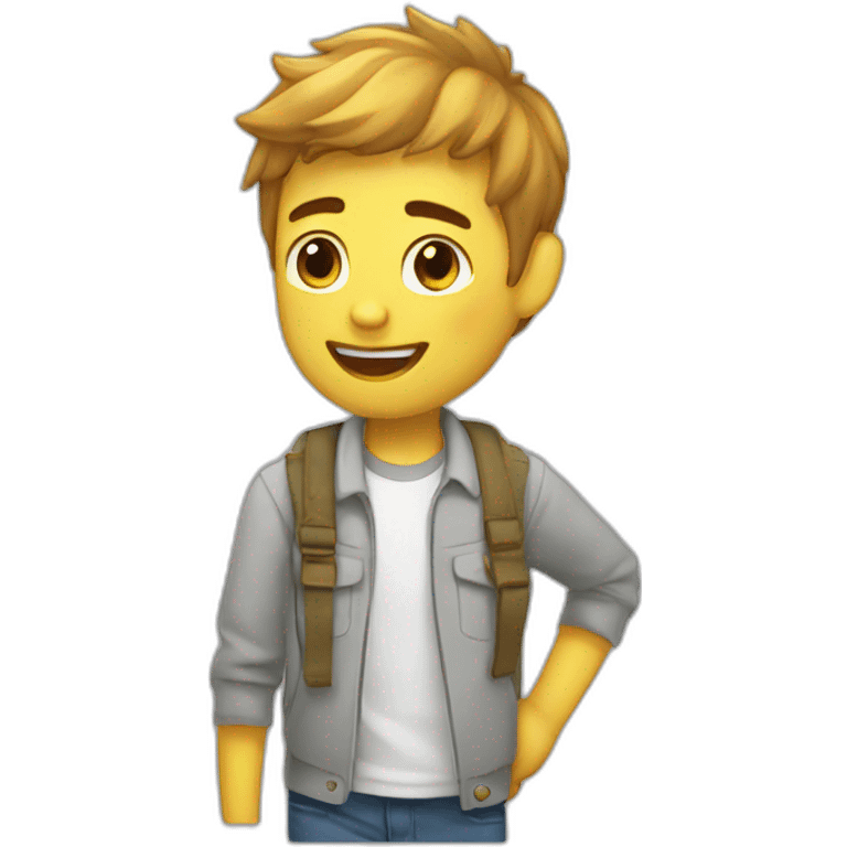 Chat avec aile emoji