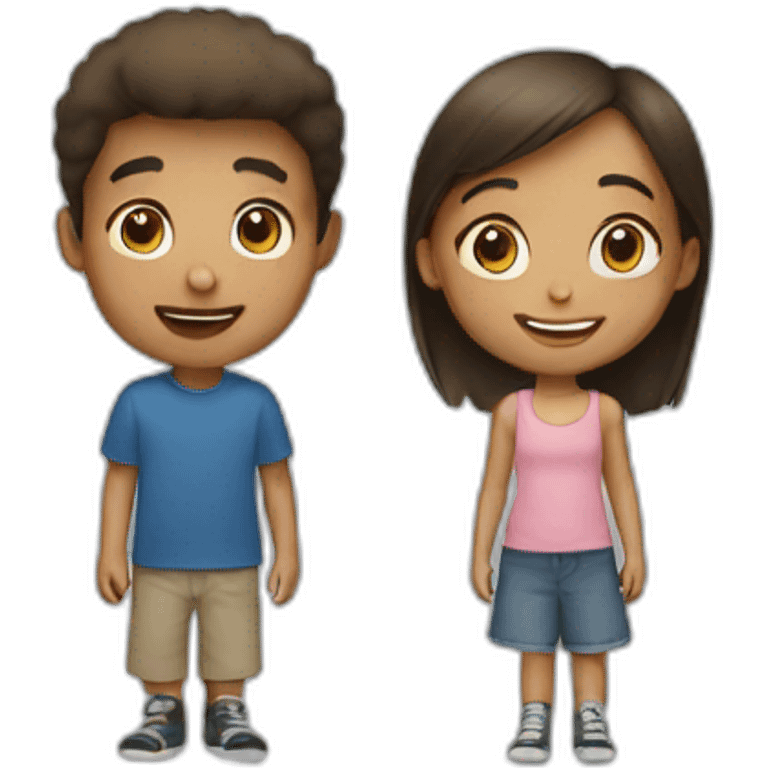 Brother and sister emoji