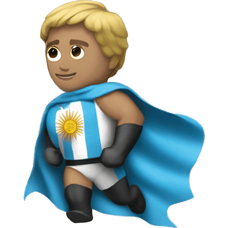 Argentina flag superhero emoji