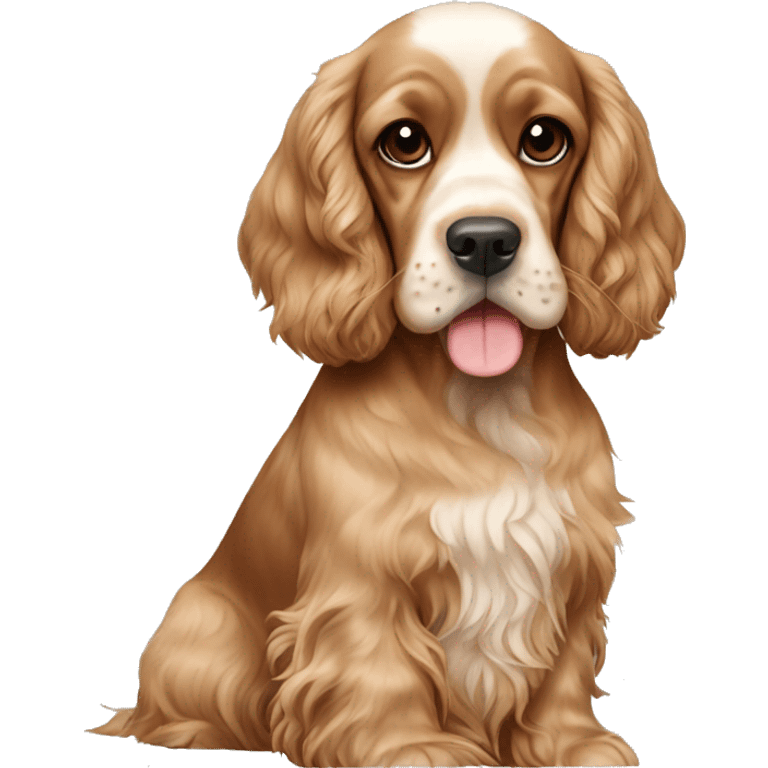 Cocker spaniel trio emoji