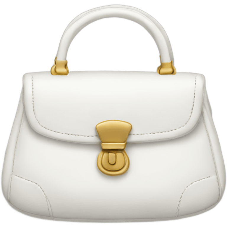 A white purse  emoji