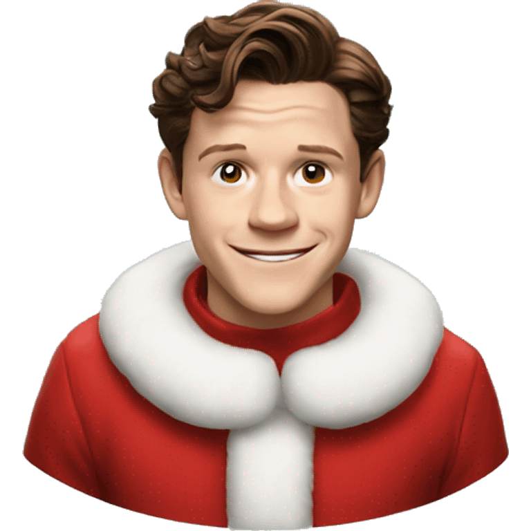 tom holland as santa claus emoji