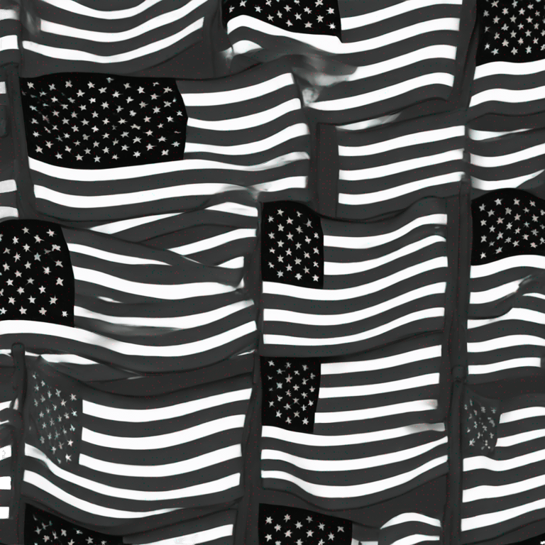 black american flag emoji