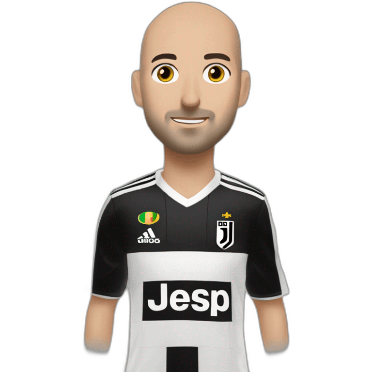 Nicolò Fagioli betting in a Juventus jersey emoji