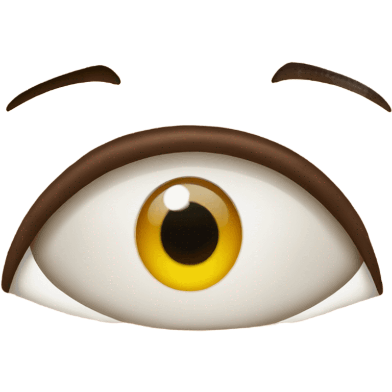 eyes looking with a surprise  emoji