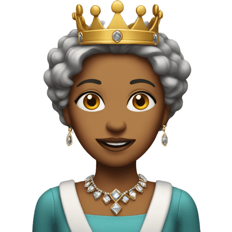 a queen with a crown that has a crown emoji